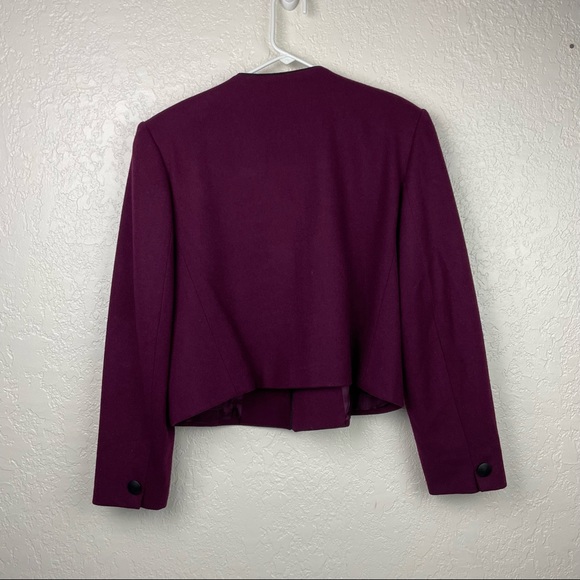 Hasting and smith plum wool coat - Picture 7 of 11